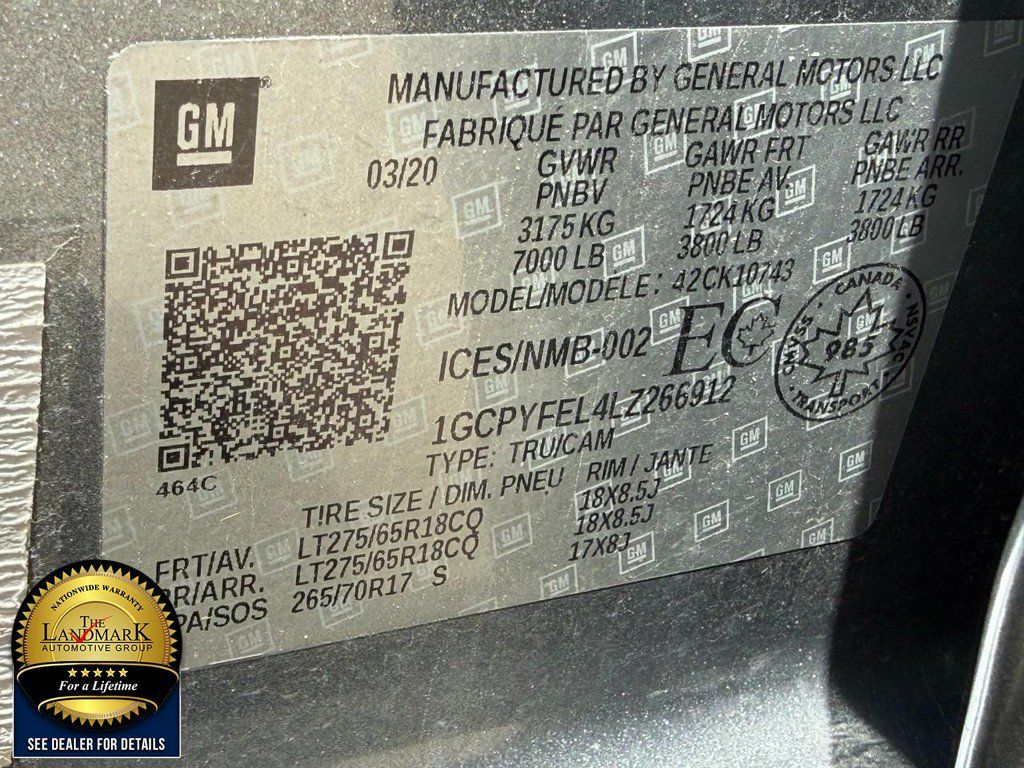 Used 2020 Chevrolet Silverado 1500 LT Trail Boss AWD/4WD image 22
