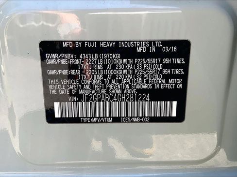 Used 2016 Subaru Crosstrek 2.0i Premium w/ Moonroof Package AWD/4WD image 32