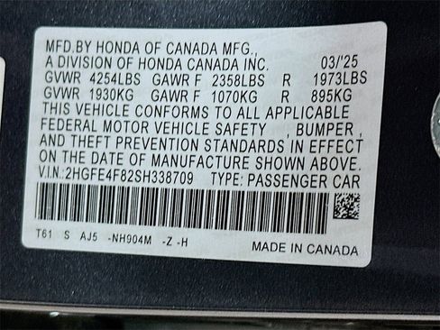 Used 2025 Honda Civic Sport Touring image 27