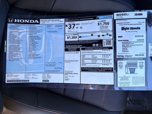 New 2026 Honda CR-V Sport-L image 20