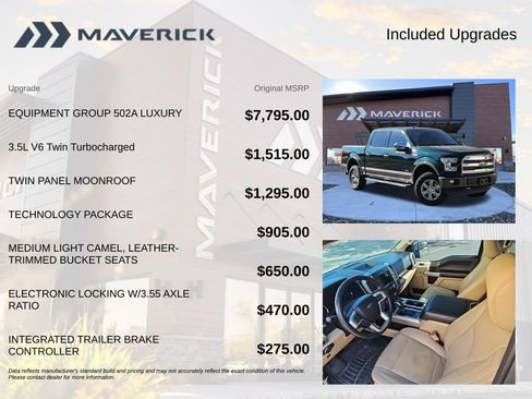 Used 2016 Ford F150 Lariat w/ Equipment Group 502A Luxury AWD/4WD image 5