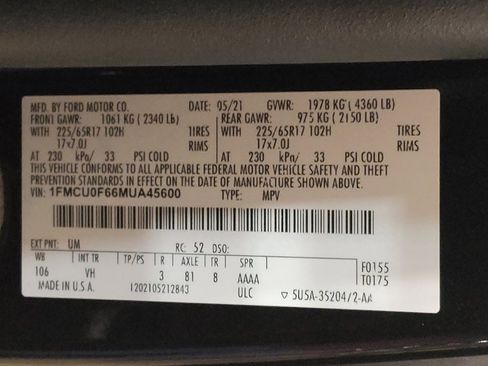 Used 2021 Ford Escape S image 33