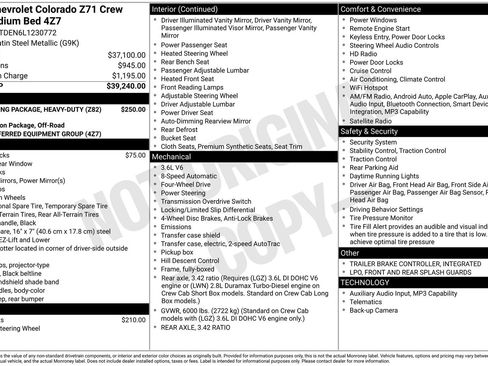 Used 2020 Chevrolet Colorado Z71 AWD/4WD image 8