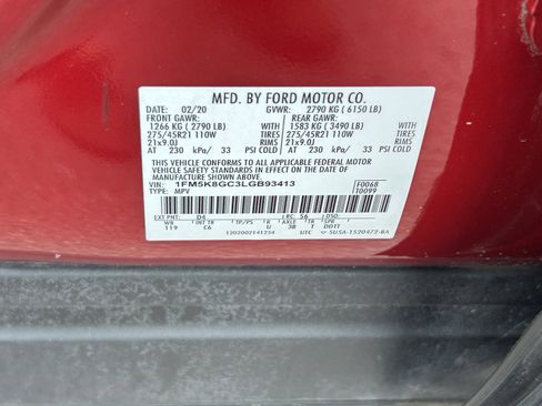 Used 2020 Ford Explorer ST w/ ST Street Pack image 17