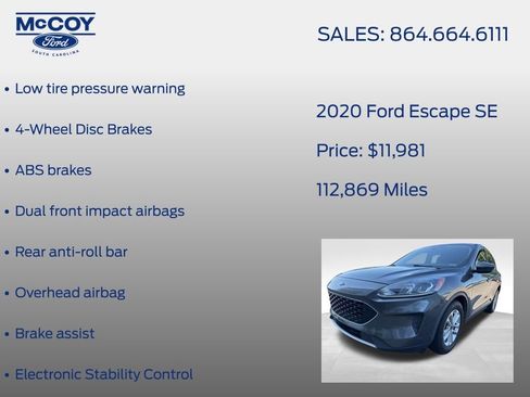 Used 2020 Ford Escape SE FWD image 13