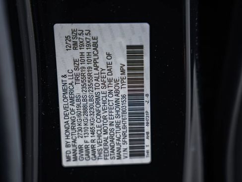 New 2026 Honda Odyssey Sport-L image 38