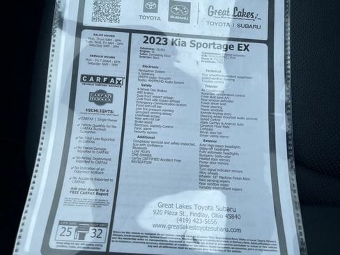 Used 2023 Kia Sportage EX FWD image 27