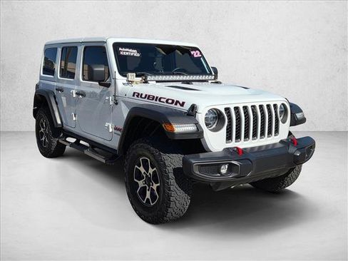 Used 2022 Jeep Wrangler Unlimited Rubicon w/ LED Lighting Group image 3