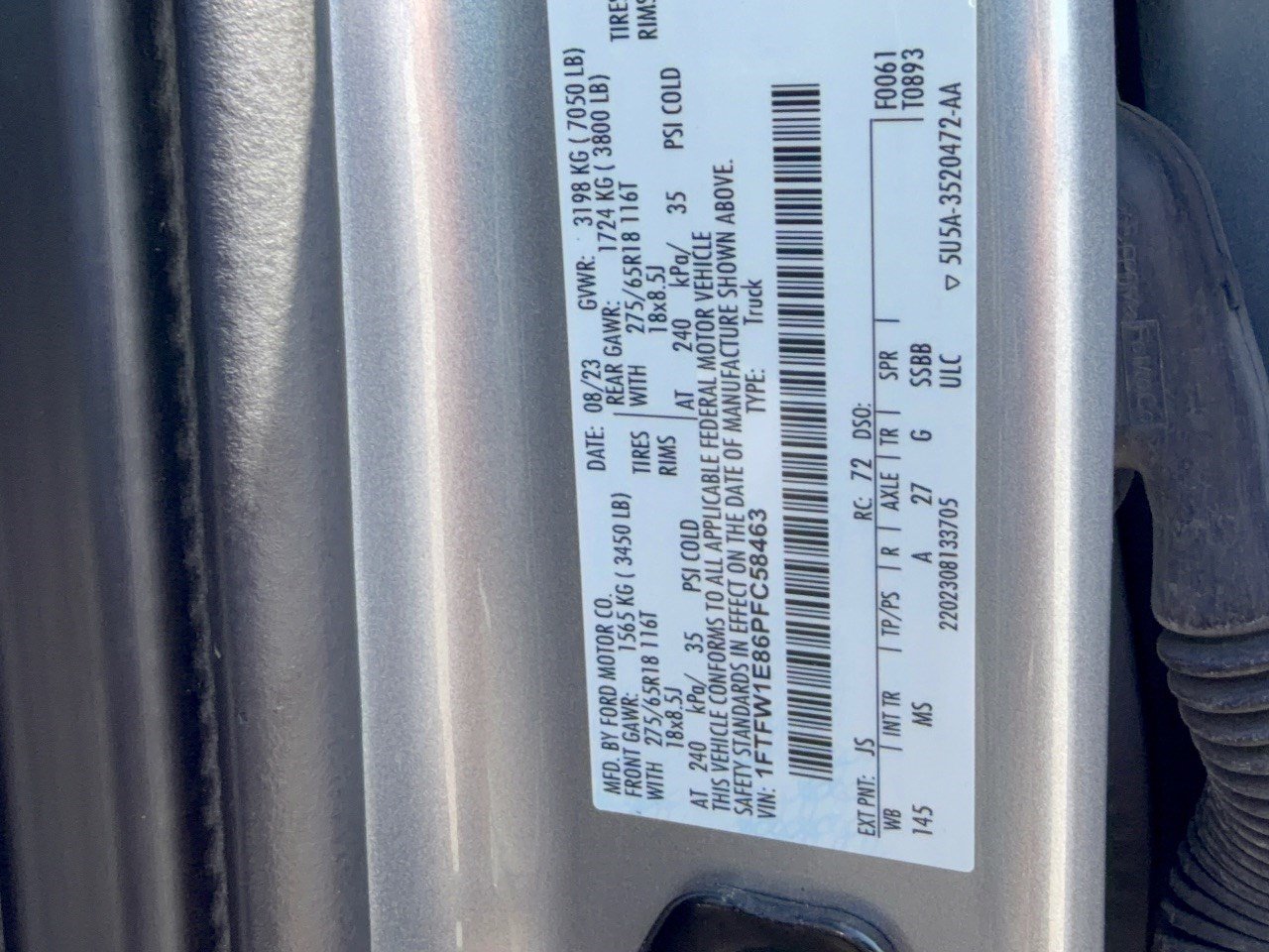 Used 2023 Ford F150 4x4 SuperCrew image 31