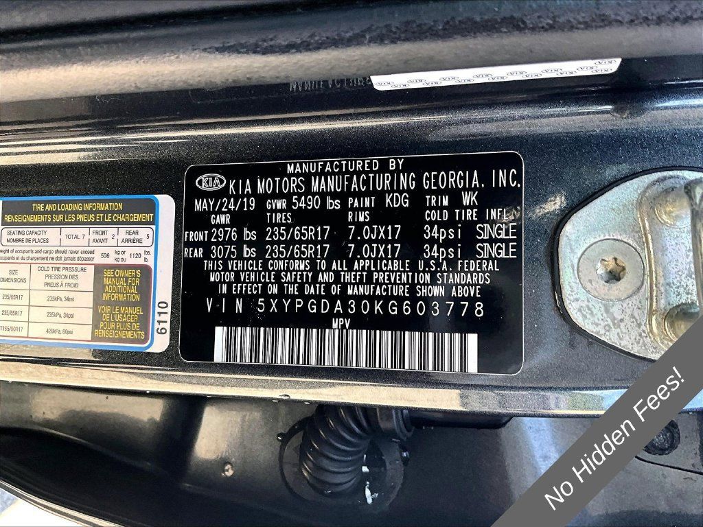 Used 2019 Kia Sorento AWD w/ LX Convenience Package image 26