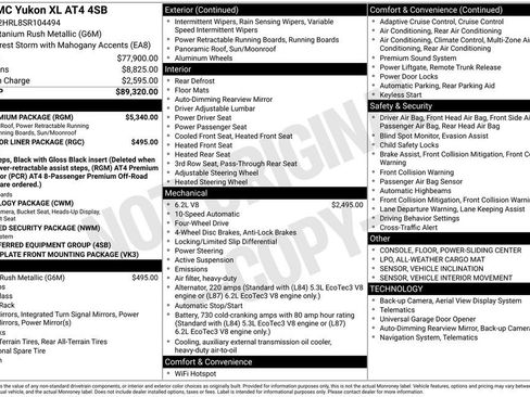 Used 2025 GMC Yukon XL AT4 w/ AT4 Premium Package AWD/4WD image 14