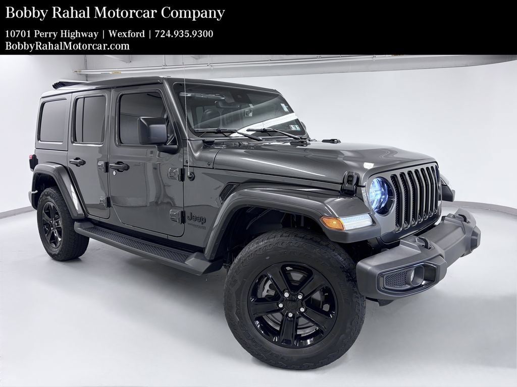 Used 2022 Jeep Wrangler Unlimited Sahara AWD/4WD image 1