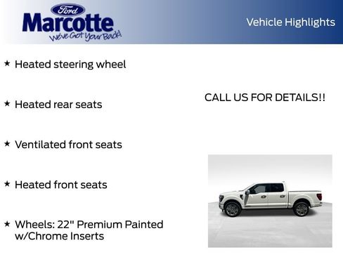 Used 2024 Ford F150 Platinum w/ Equipment Group 703A Plus AWD/4WD image 15