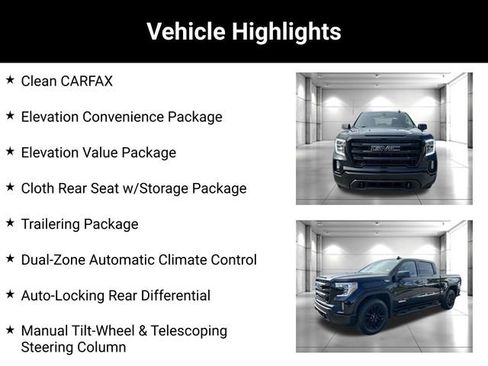 Used 2021 GMC Sierra 1500 Elevation w/ LPO, Elevation Black Package AWD/4WD image 2