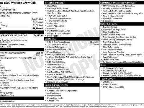 Used 2025 RAM 1500 Classic Warlock AWD/4WD image 5