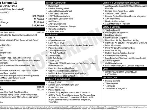 New 2026 Kia Sorento LX image 6