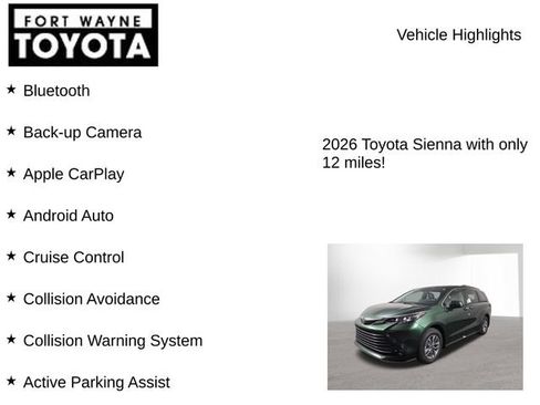 New 2026 Toyota Sienna XLE FWD image 7