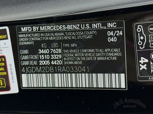 Used 2024 Mercedes-Benz EQS 450+ SUV w/ Exclusive Trim Package image 42