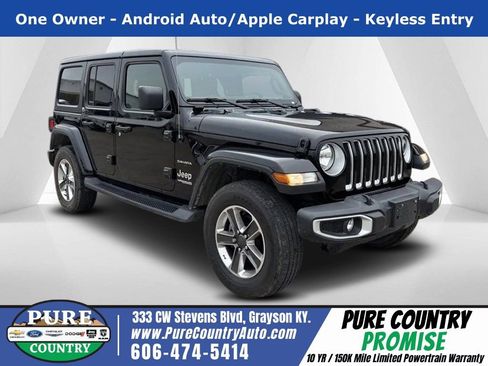 Used 2021 Jeep Wrangler Unlimited Sahara image 1