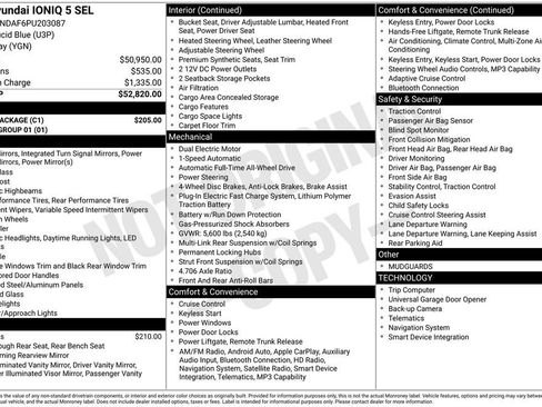 Used 2023 Hyundai Ioniq 5 SEL w/ Cargo Package image 6