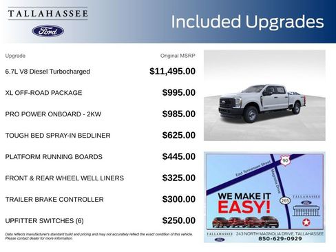 New 2026 Ford F250 XL w/ XL Off-Road Package image 3