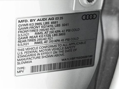 Certified 2025 Audi Q7 3.0T Premium Plus w/ Premium Plus Package image 27