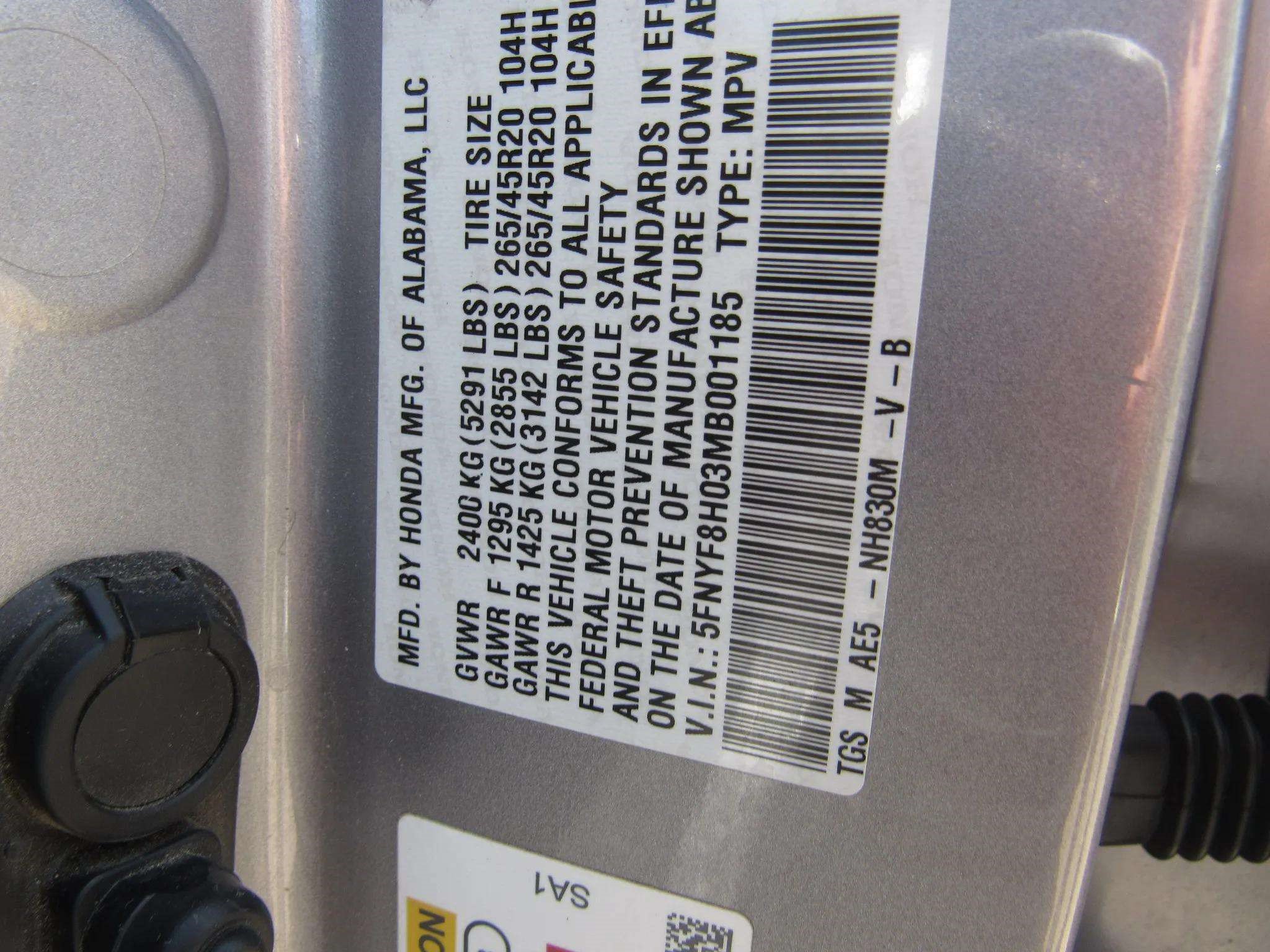 Certified 2021 Honda Passport Elite image 31