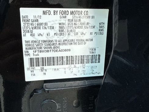 Used 2013 Ford F350 Platinum w/ FX4 Off Road Pkg image 38
