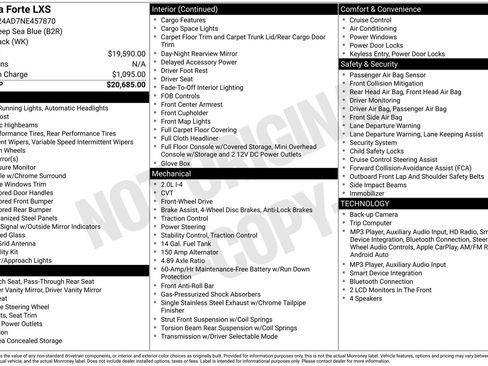 Used 2022 Kia Forte LXS FWD image 2