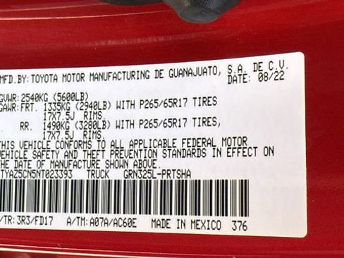 Used 2022 Toyota Tacoma TRD Sport w/ Technology Package RWD image 26