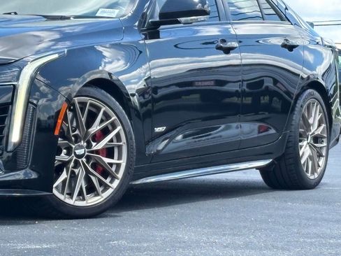 Certified 2023 Cadillac CT4 V Blackwing w/ LPO, Bronce Accent Package RWD image 3