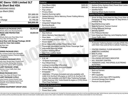 Used 2022 GMC Sierra 1500 SLT w/ SLT Premium Plus Package AWD/4WD image 4