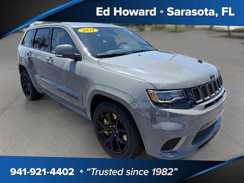 Used 2021 Jeep Grand Cherokee Trackhawk AWD/4WD image 1