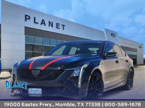 Used 2025 Cadillac CT5 V w/ LPO, ONYX Package RWD image 1