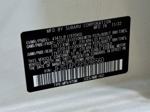 Certified 2023 Subaru Crosstrek 2.0i Premium image 23