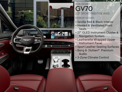 New 2026 Genesis GV70 2.5T Sport Prestige AWD/4WD image 17