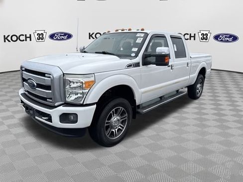Used 2013 Ford F350 Platinum w/ Snow Plow Prep Pkg image 3