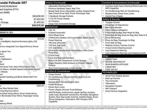 Used 2025 Hyundai Palisade XRT FWD image 3