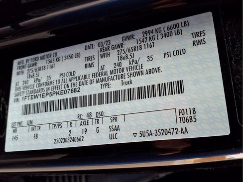 Used 2023 Ford F150 XLT w/ Equipment Group 302A High AWD/4WD image 24