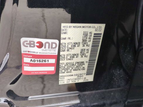 Used 2022 Nissan Titan Platinum Reserve w/ Moonroof Package image 35