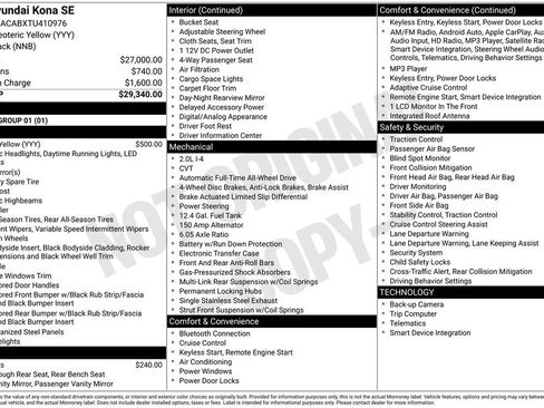 New 2026 Hyundai Kona SE image 4