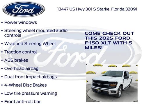 New 2025 Ford F150 XLT w/ Equipment Group 301A Standard RWD image 25