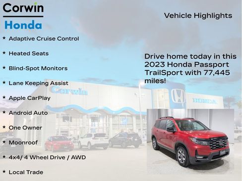 Used 2023 Honda Passport TrailSport image 6