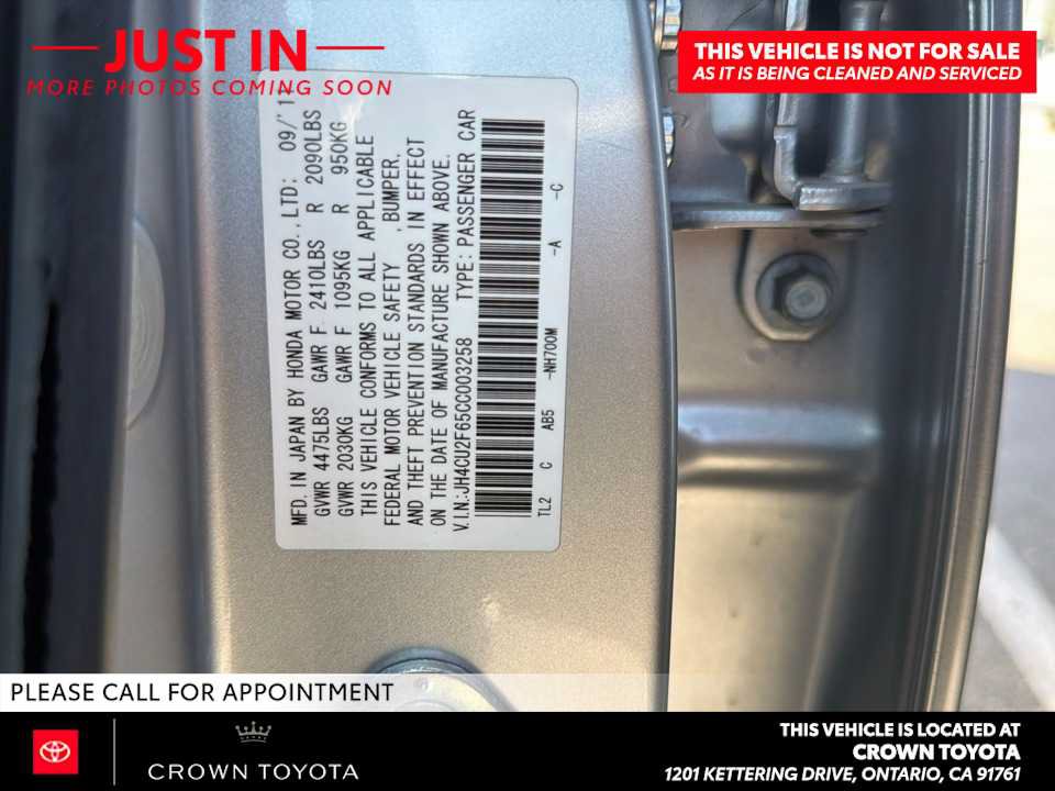 Used 2012 Acura TSX Sedan FWD image 10