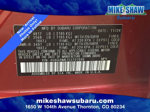 Certified 2025 Subaru Crosstrek 2.5i Limited w/ Popular Package #3A image 48