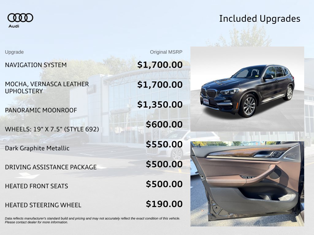 Used 2019 BMW X3 xDrive30i w/ Driving Assistance Package AWD/4WD image 7