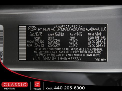 Used 2024 Hyundai Tucson Limited AWD/4WD image 23