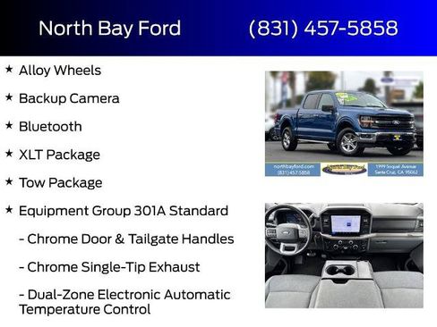 Certified 2025 Ford F150 XLT w/ Equipment Group 301A Standard AWD/4WD image 4