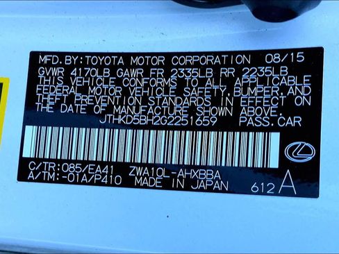 Used 2016 Lexus CT 200h image 36