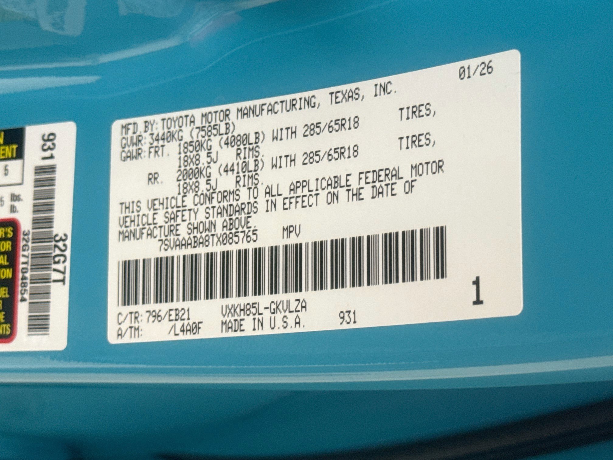 Certified 2026 Toyota Sequoia TRD Pro AWD/4WD image 33